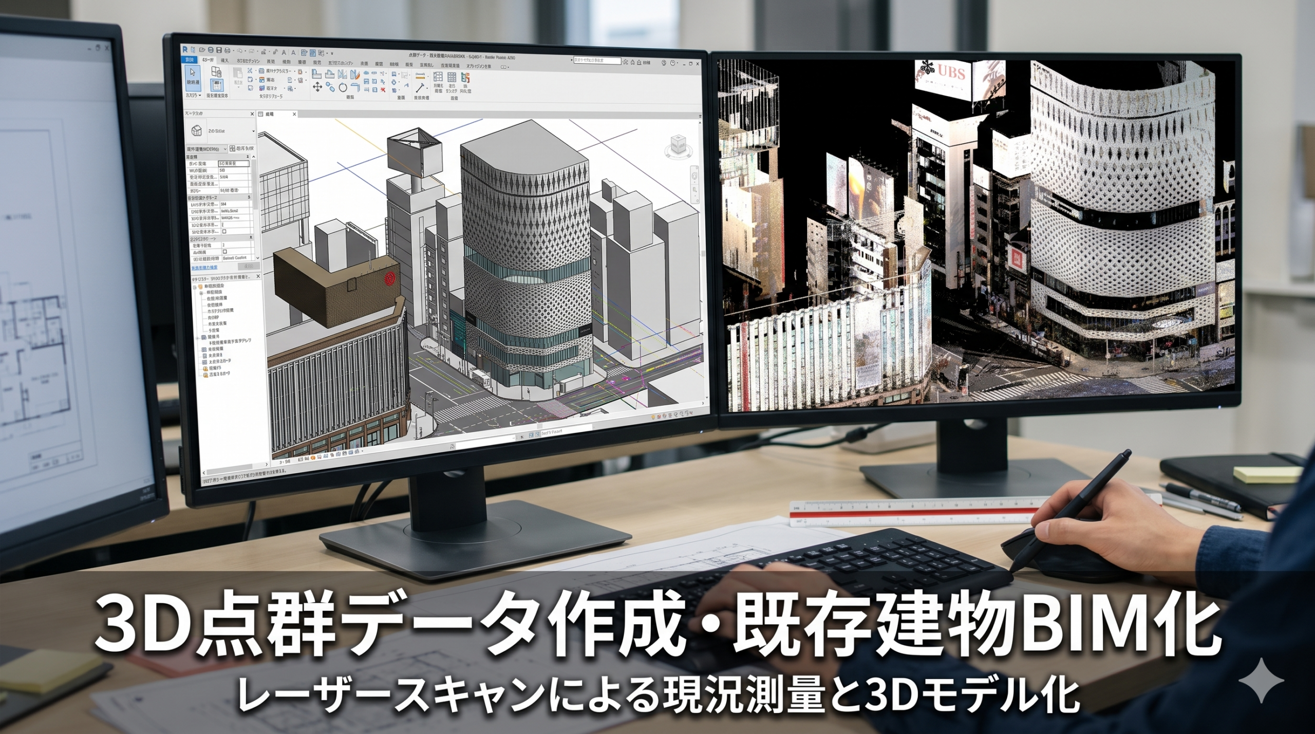 点群データ・既存建物のBIM化